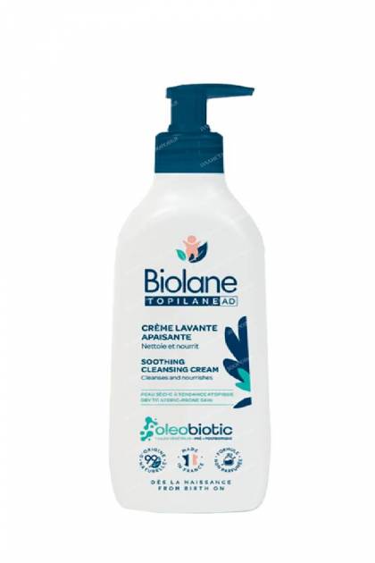 Детский очищающий крем для купания Biolane 350мл