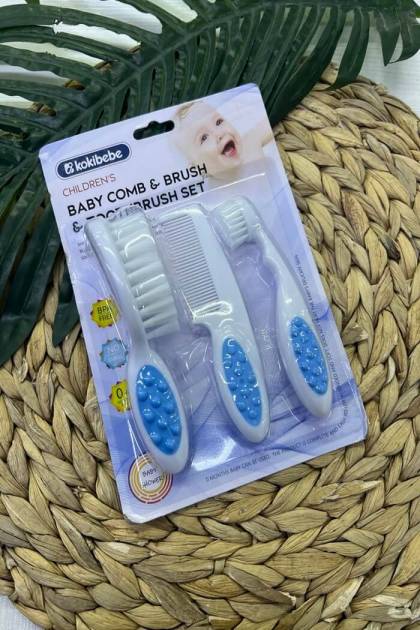 Набор расчесок для малышей kokibebe (Цвет: Голубой)