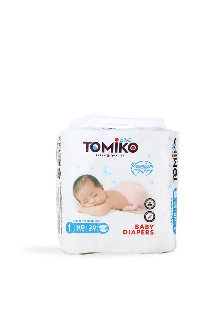 Подгузники TOMIKO 0-NB-24 шт