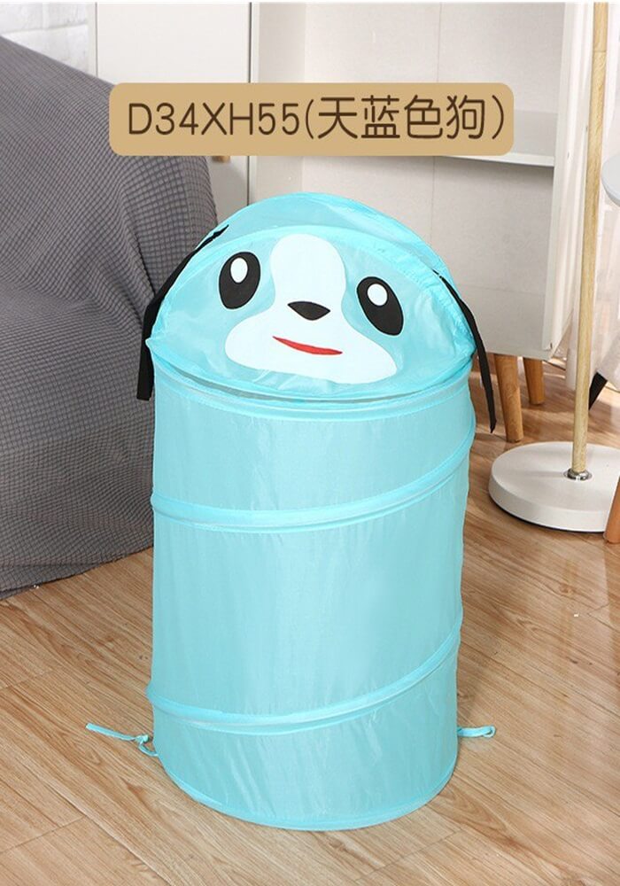 Корзина для игрушек Собачка голубая