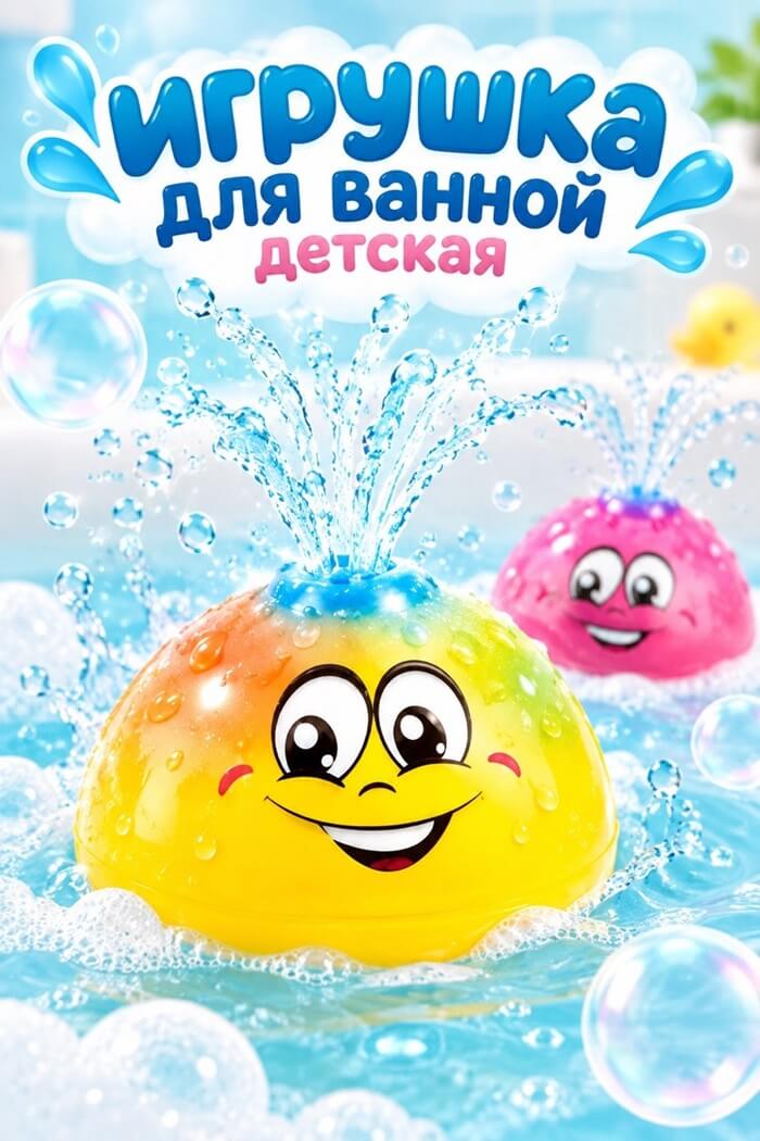 Игрушка для купания Весёлый фонтанчик