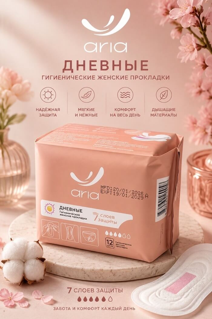Прокладки дневные Aria