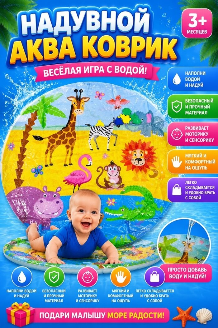 Аква коврик Африка