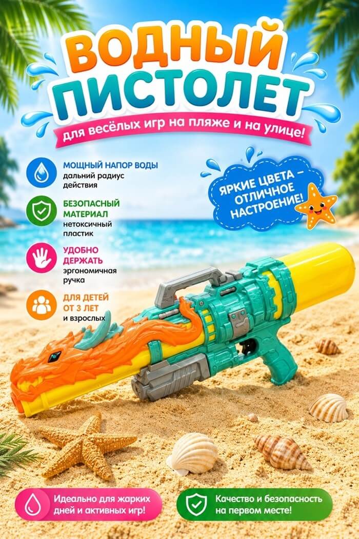 Водяной пистолет Дракон
