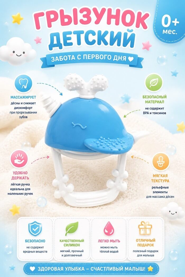 Прорезыватель грызунок Кит
