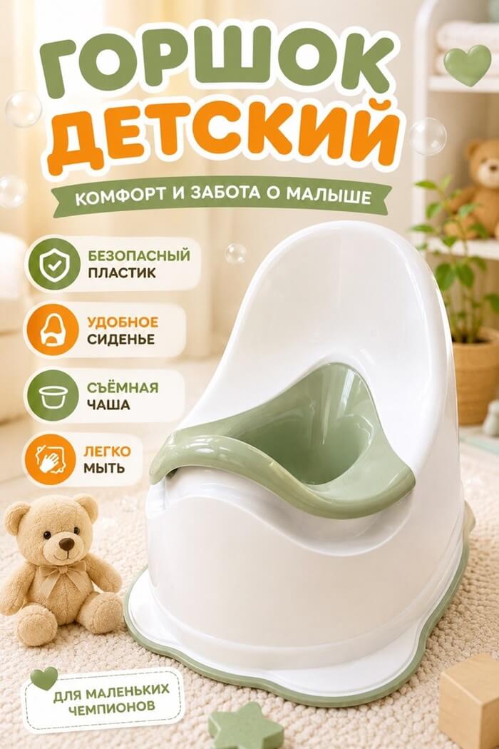 Горшок стульчик антискользящий