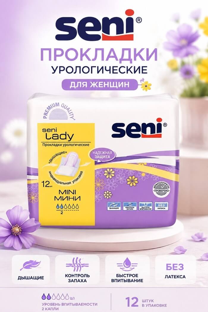 Прокладки урологические Seni 12 шт.